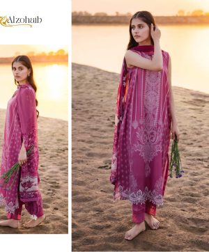 ALZOHAIB 1054 M BASICS 2 COTTON SALWAR SUITS