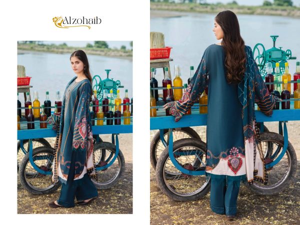 ALZOHAIB 1058 COTTON PAKISTANI SUITS