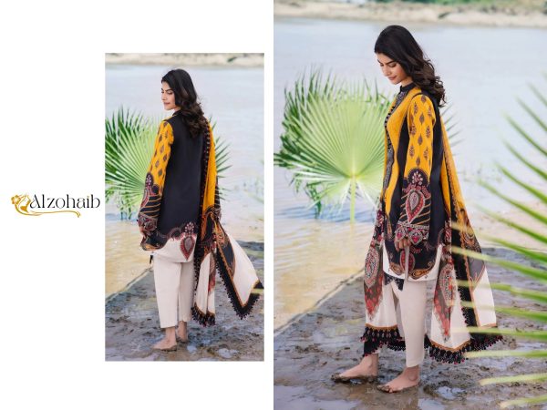 ALZOHAIB 1059 COTTON PAKISTANI SUITS