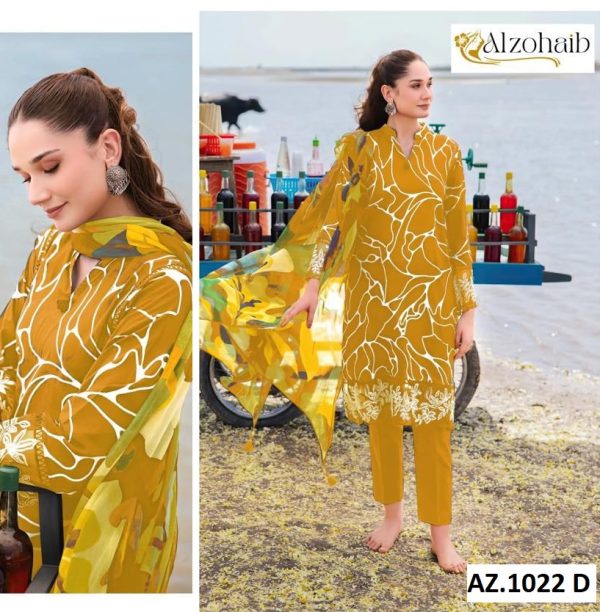 ALZOHAIB AZ 1022 D M BASIC PAKISTANI SALWAR SUITS