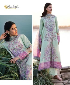 ALZOHAIB AZ 1056 M BASIC 3 PAKISTANI COTTON SUITS