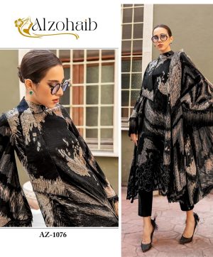 ALZOHAIB AZ 1076 PAKISTANI COTTON SUITS