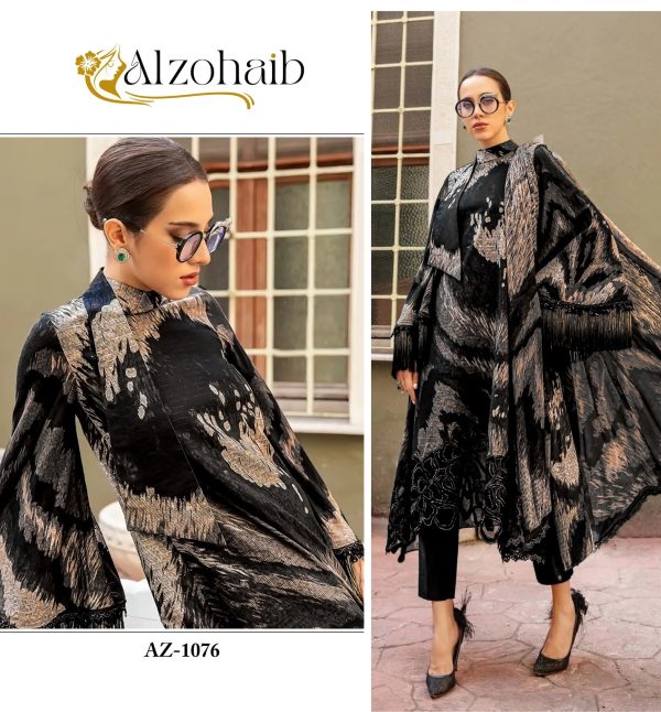 ALZOHAIB AZ 1076 PAKISTANI COTTON SUITS