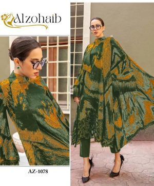 ALZOHAIB AZ 1078 PAKISTANI COTTON SUITS