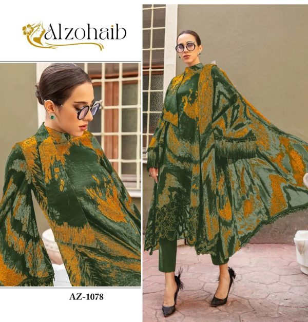 ALZOHAIB AZ 1078 PAKISTANI COTTON SUITS