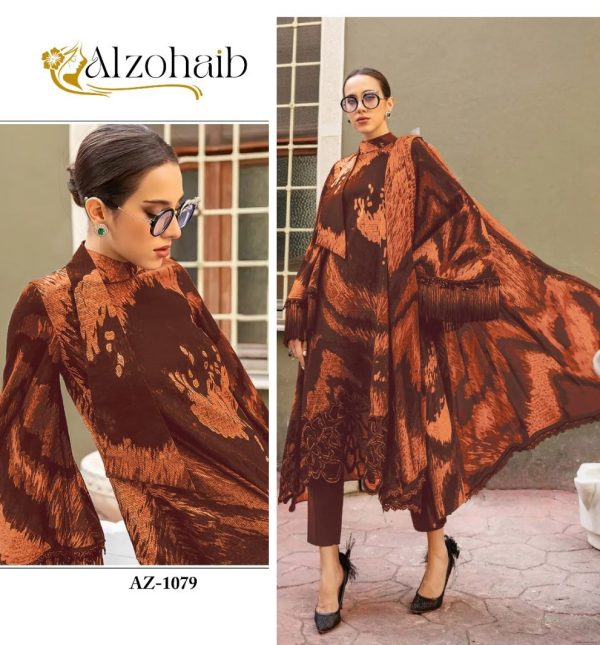 ALZOHAIB AZ 1079 PAKISTANI COTTON SUITS