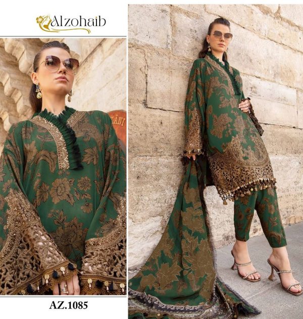 ALZOHAIB AZ 1085 PAKISTANI SALWAR SUITS