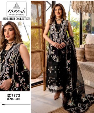 ANAMSA 505 PAKISTANI SUITS WHOLESALE