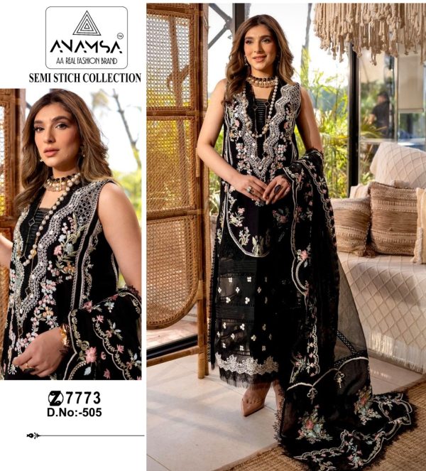 ANAMSA 505 PAKISTANI SUITS WHOLESALE