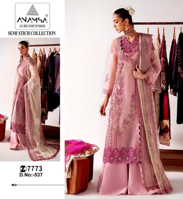 ANAMSA 537 PAKISTANI SUITS WHOLESALE