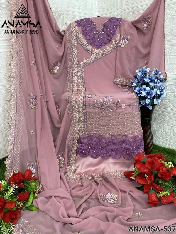 ANAMSA 537 PAKISTANI SUITS WHOLESALE