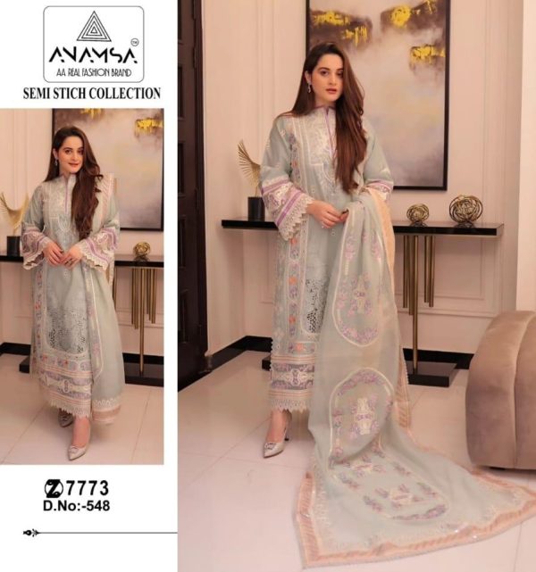 ANAMSA 548 PAKISTANI SUITS WHOLESALE