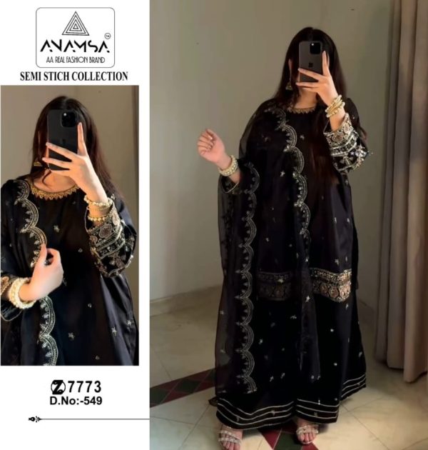 ANAMSA 549 PAKISTANI SUITS WHOLESALE