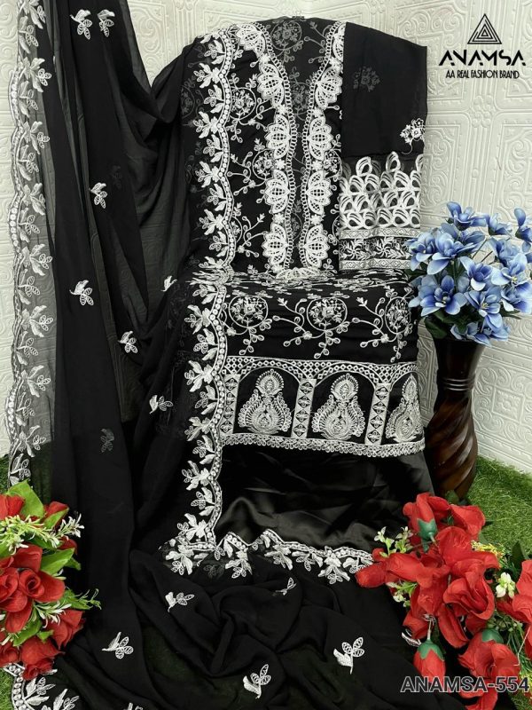 ANAMSA 554 PAKISTANI SUITS WHOLESALE