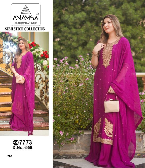 ANAMSA 558 PAKISTANI SUITS IN INDIA