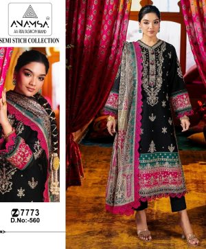 ANAMSA 560 PAKISTANI SALWAR SUITS IN INDIA