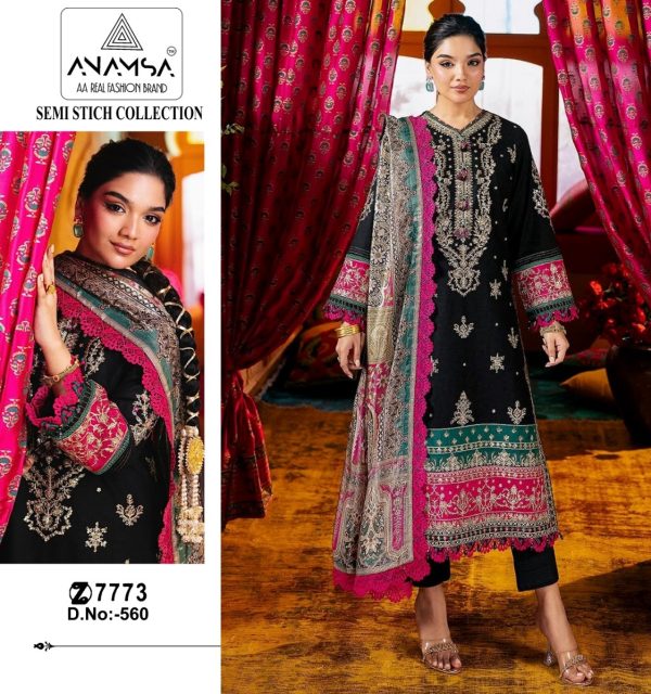 ANAMSA 560 PAKISTANI SALWAR SUITS IN INDIA