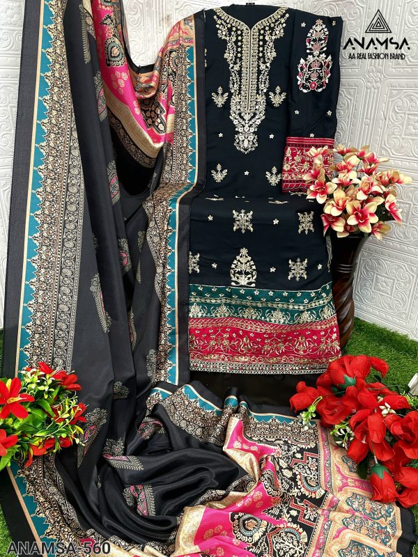 ANAMSA 560 PAKISTANI SALWAR SUITS IN INDIA