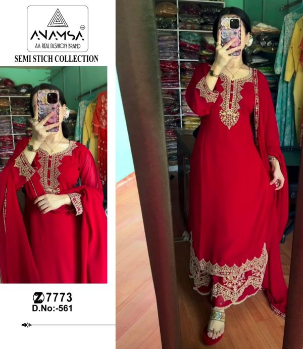 ANAMSA 561 PAKISTANI SUITS WHOLESALE