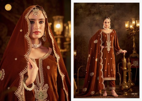 BELLIZA DESIGNER VELVET ISHQ WHOLESALE