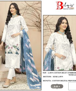 BILQIS B 80 A PAKISTANI SALWAR SUITS