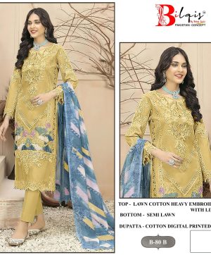 BILQIS B 80 B PAKISTANI SALWAR SUITS