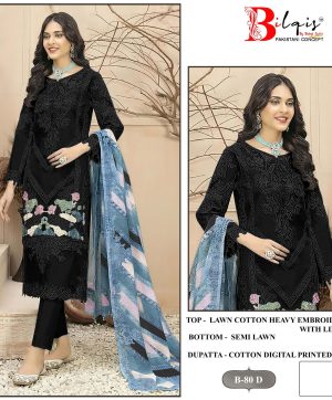 BILQIS B 80 D PAKISTANI SALWAR SUITS