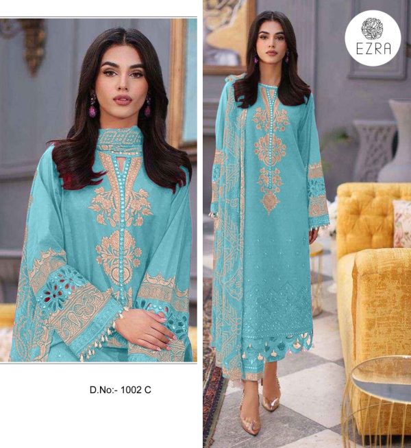 EZRA 1002 C PAKISTANI SALWAR SUITS