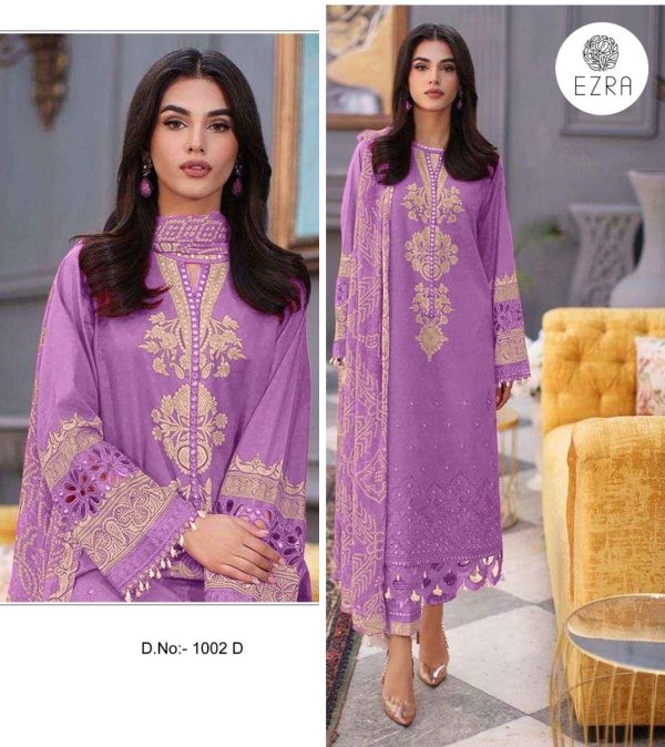 EZRA 1002 D PAKISTANI SALWAR SUITS