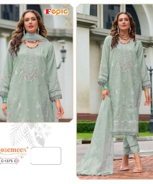 FEPIC C 1375 C ROSEMEEN PAKISTANI SUITS IN INDIA