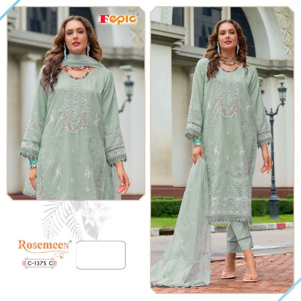 FEPIC C 1375 C ROSEMEEN PAKISTANI SUITS IN INDIA