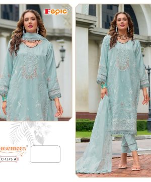 FEPIC C 1375 A ROSEMEEN PAKISTANI SUITS IN INDIA