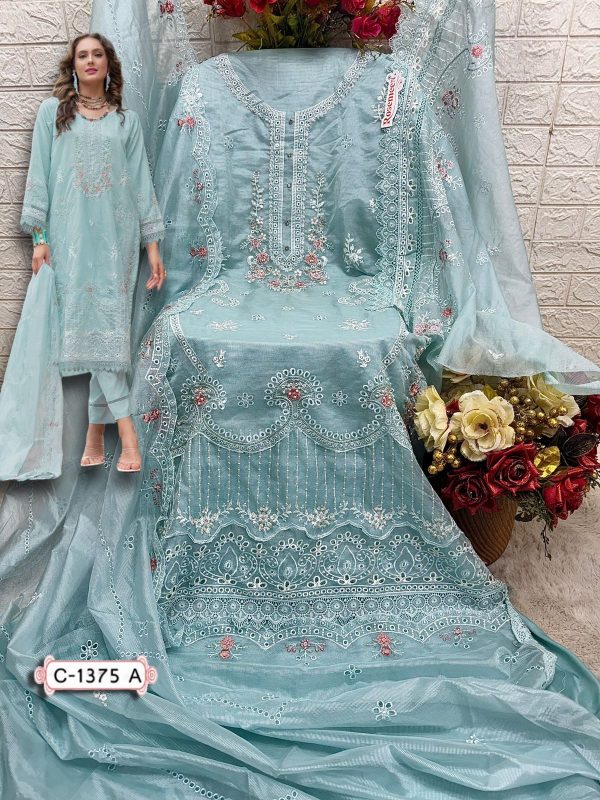 FEPIC C 1375 ROSEMEEN PAKISTANI SUITS IN INDIA