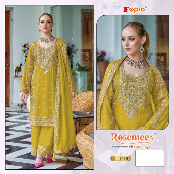 FEPIC C 1845 B ROSEMEEN PAKISTANI SUITS