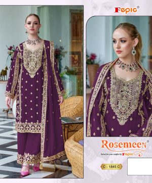 FEPIC C 1845 C ROSEMEEN PAKISTANI SUITS