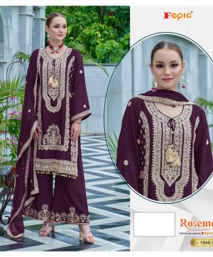 FEPIC C 1846 C ROSEMEEN PAKISTANI SUITS