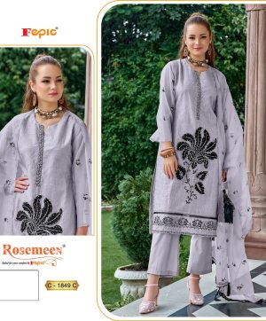 FEPIC C 1849 C ROSEMEEN PAKISTANI SUITS IN INDIA