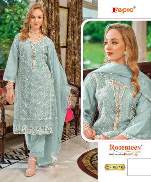 FEPIC C 1857 B ROSEMEEN PAKISTANI SUITS