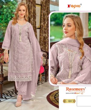 FEPIC C 1857 C ROSEMEEN PAKISTANI SUITS