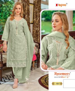 FEPIC C 1857 D ROSEMEEN PAKISTANI SUITS