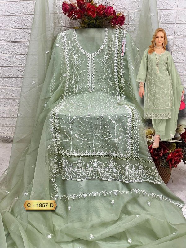 FEPIC C 1857 D ROSEMEEN PAKISTANI SUITS