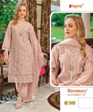 FEPIC C 1857 ROSEMEEN PAKISTANI SUITS