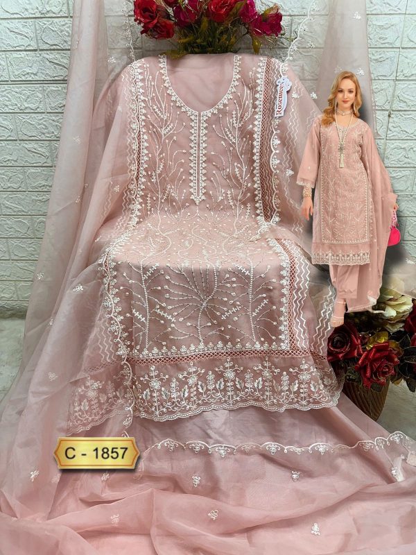 FEPIC C 1857 ROSEMEEN PAKISTANI SUITS