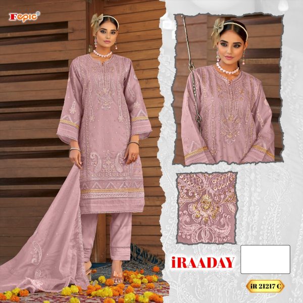 FEPIC IR 21217 C IRAADAY PAKSITANI SUITS