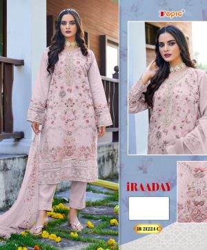 FEPIC IR 21224 C IRAADAY PAKISTANI SUITS IN INDIA