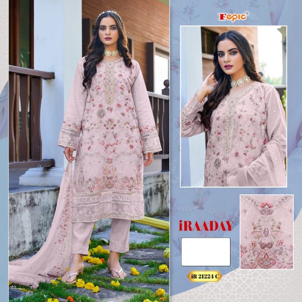 FEPIC IR 21224 C IRAADAY PAKISTANI SUITS IN INDIA