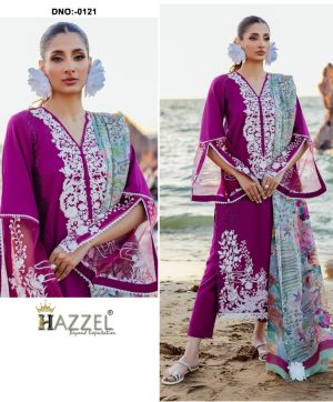 HAZZEL 0121 RAYON PAKISTANI SUITS IN INDIA