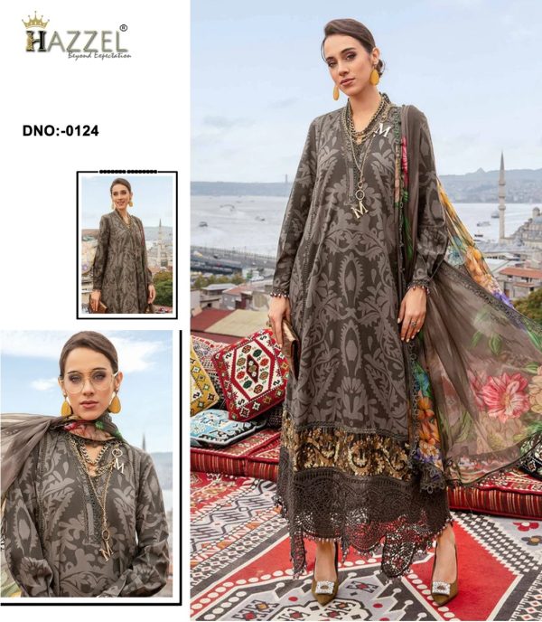 HAZZEL 0124 PAKISTANI COTTON SUITS IN INDIA