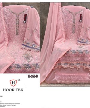 HOOR TEX H 260 B PAKISTANI SALWAR SUITS