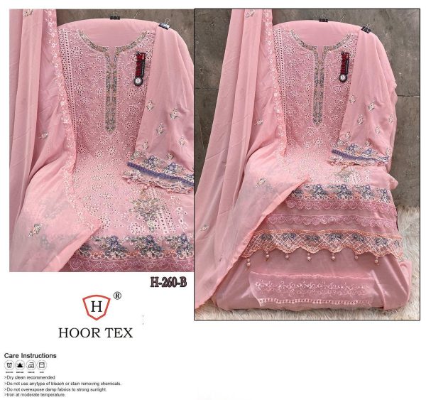 HOOR TEX H 260 B PAKISTANI SALWAR SUITS